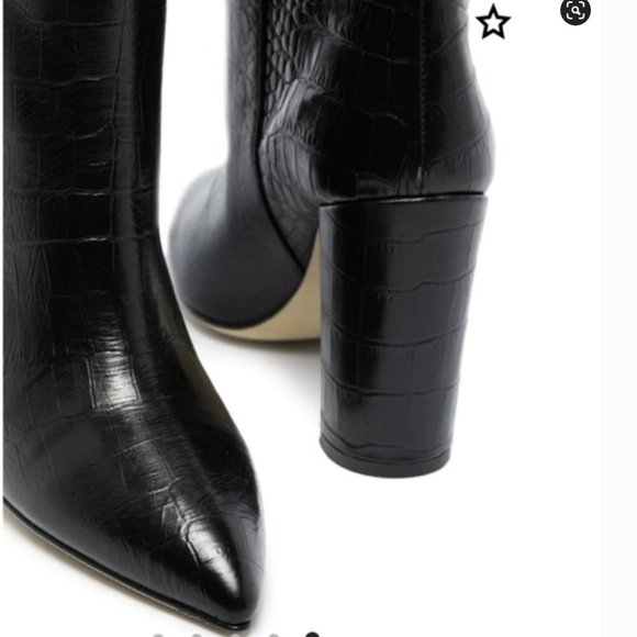 Black Paris Texas Anja Boots - Picture 2 of 5